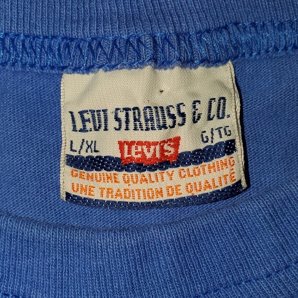 Levis Original Jeans Vintage T-Shirt Single Stitch - Picture 3 of 4